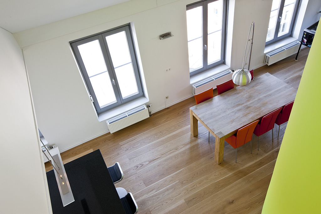 Eetkamer bovenaanzicht
